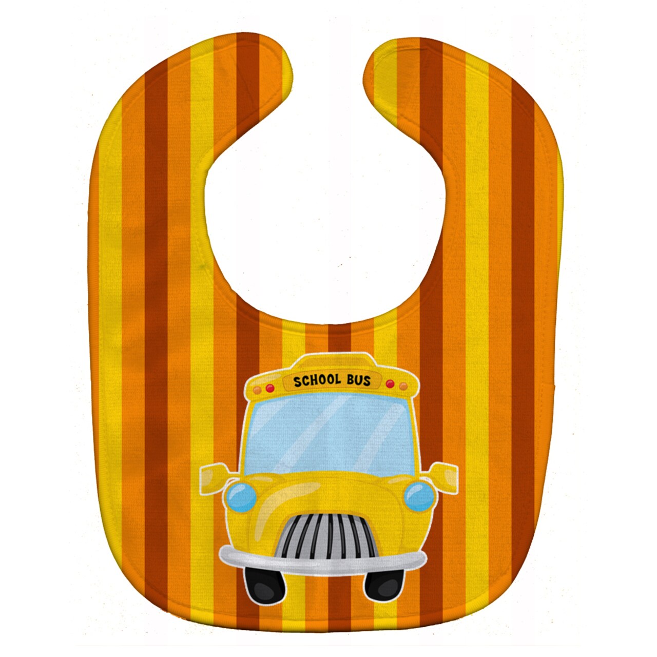 Caroline's Treasures Carolines Treasures BB8868BIB Back to School Bus Baby Bib, 10 x 13", multicolor